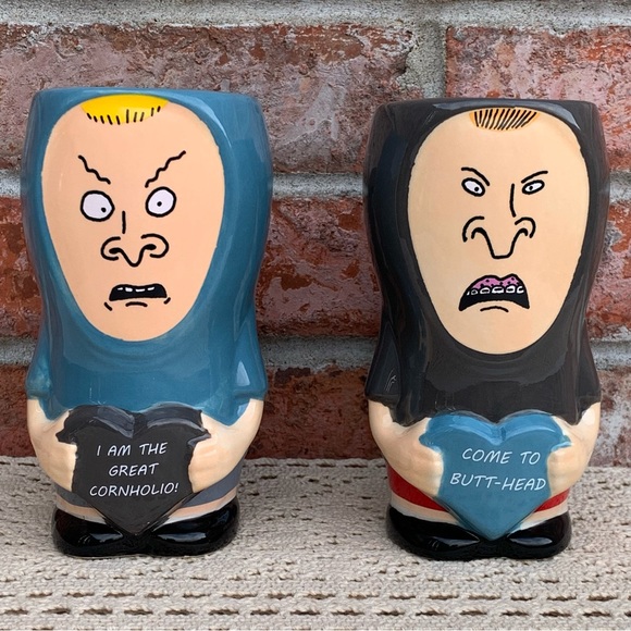 zak | Dining | Beavis And Butthead 224 Valentines Day Ceramic Mug Set ...